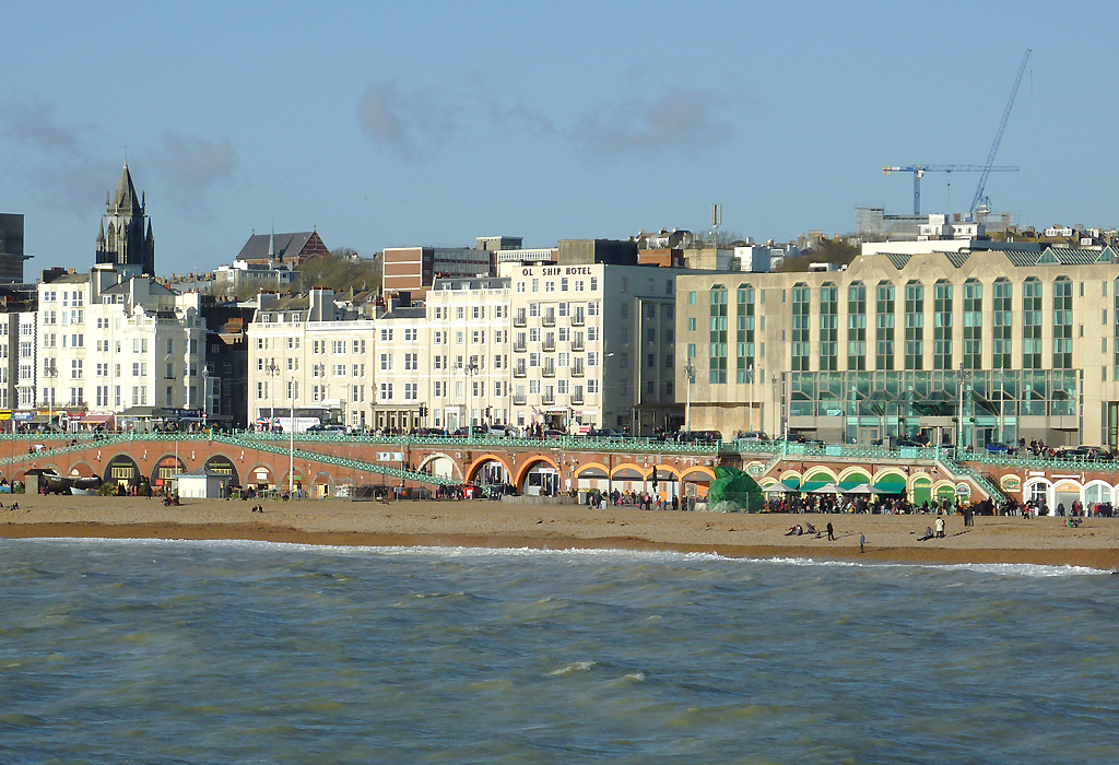 Brighton beach and seafront — Tracey's home town.